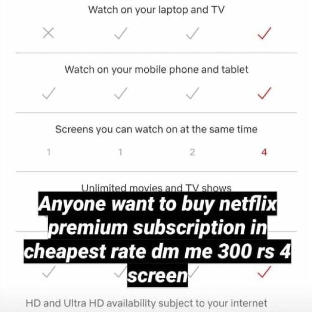 Netflix provider WhatsApp Group