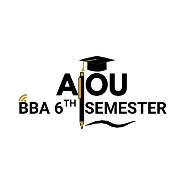 AIOU BBA 6th SEMESTER STUDY CIRCLE 📚 WhatsApp Group