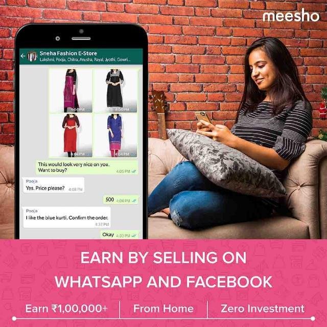 Meesho कमाई करते हैं WhatsApp Group